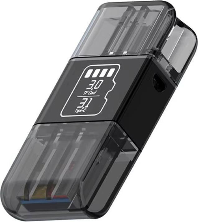 Produktbild PowerGuard USB-C USB-A OTG to MicroSD Cardreader Photo File Adapter (USB, Micro USB, USB-C)