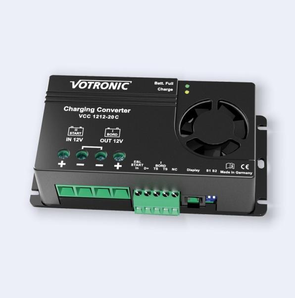Immagine prodotto Votronic 3321 VCC 1212-20 C Convertitore di carica B2B da 12V a 12V 20A (12V, 25 A)