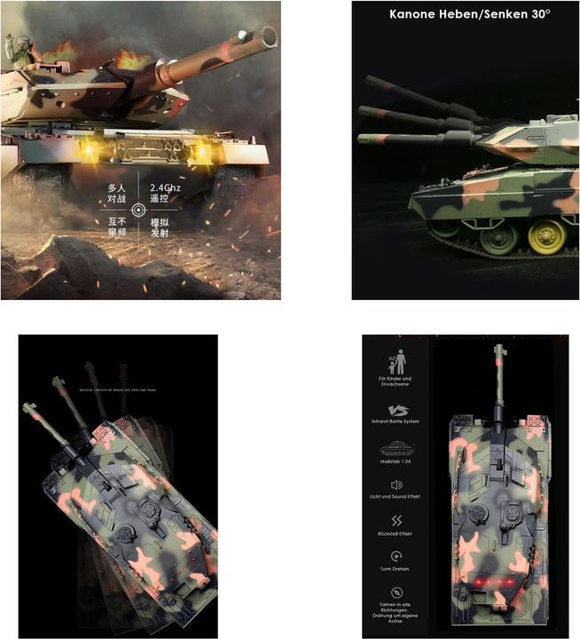 Produktbild Es-toys Heng Long Deutscher Leopard A5
