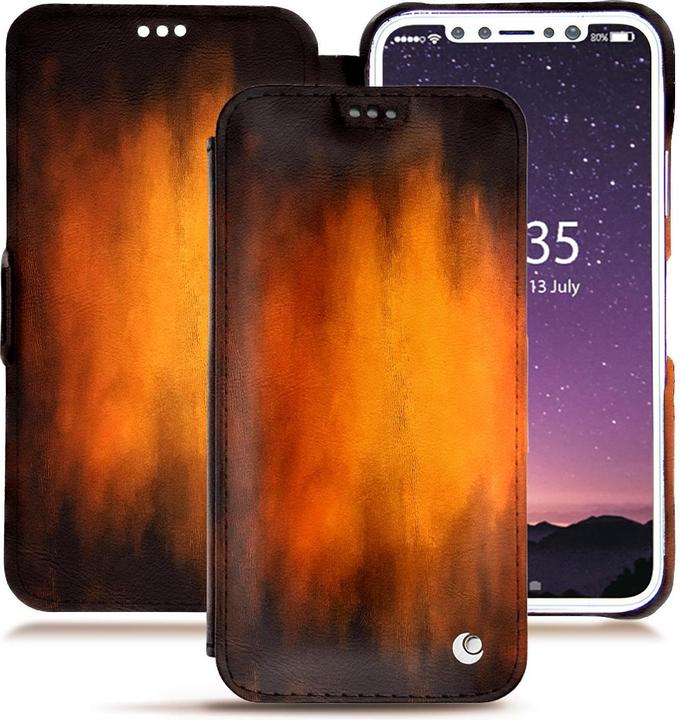 Produktbild Noreve Lederschutzhülle horizontal (Apple iPhone X)