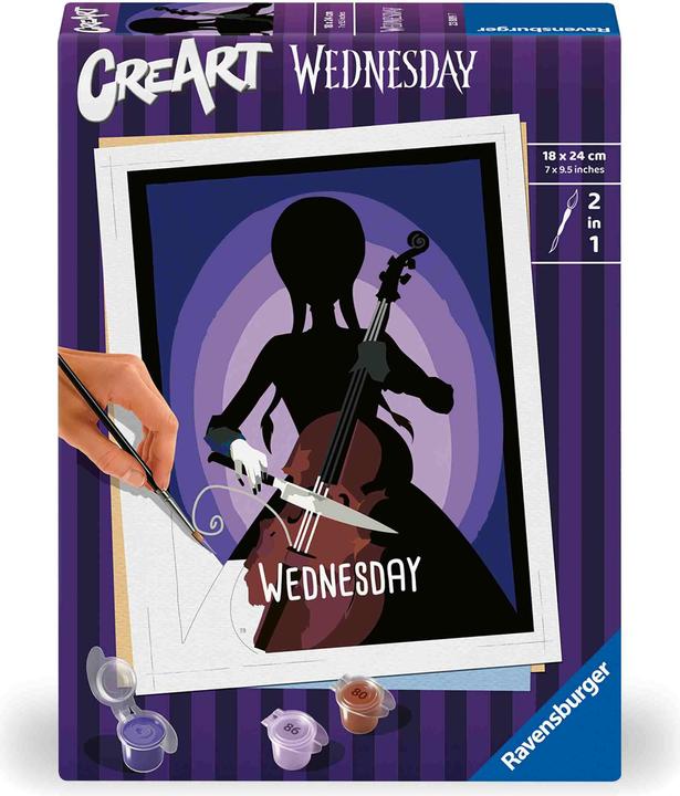 Image du produit Ravensburger CreArt - Peinture par numéros 23889 - Wednesday - dès 12 ans