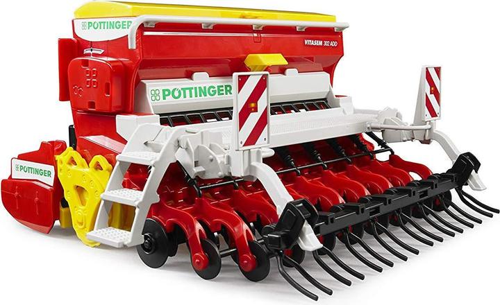 Actual product image Bruder Pöttinger seed drill power harrow