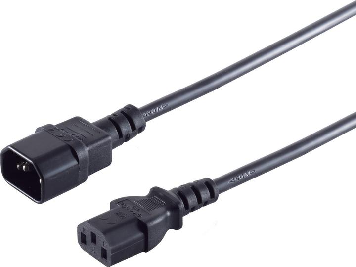 Shiverpeaks S/CONN maximum connectivity Kaltgeräteverlängerung C13-C14, VDE 3x0,75qm², 2,0m (2 m, C14, C13)