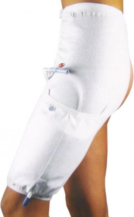 Image du produit Sahag Pantalon unijambiste pour poche à urine dames/messieurs, taille L (1 x, L)
