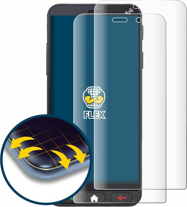 Produktbild BROTECT Fullscreen Schutzfolie Displayschutz Folie Klar Transparent (2 Stück, Brondi Amico)