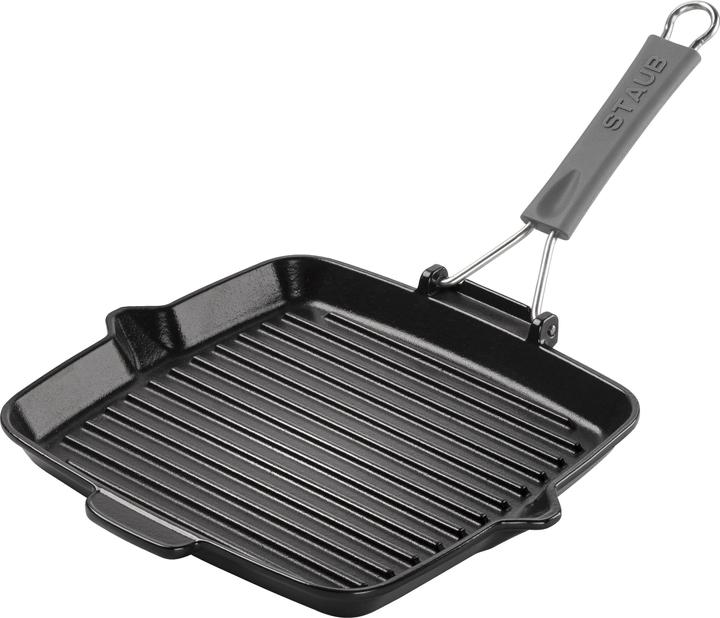 Immagine prodotto Staub Padella per la griglia (24 cm, Padella grill, Ghisa)