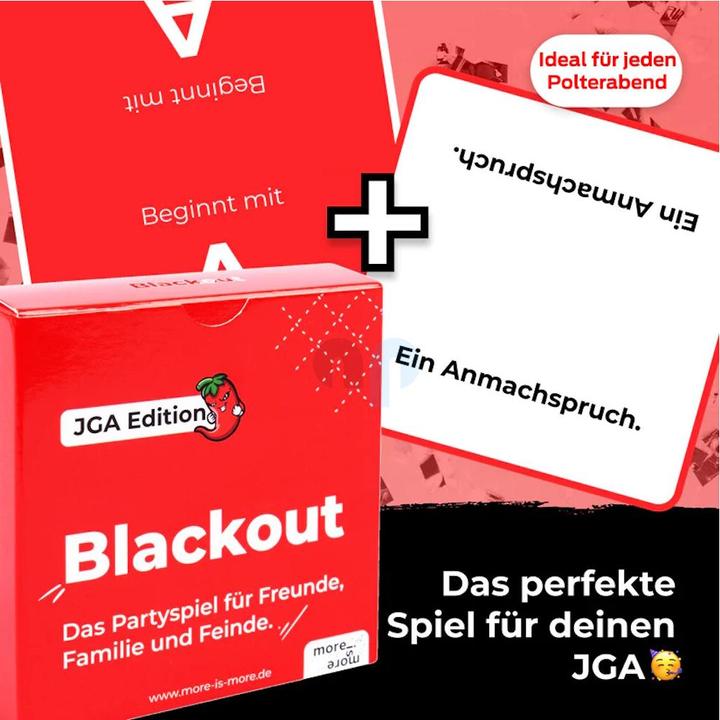 Image du produit More is more Blackout - Édition JGA - Le jeu de fête pour les amis, la famille et les ennemis (Allemand)