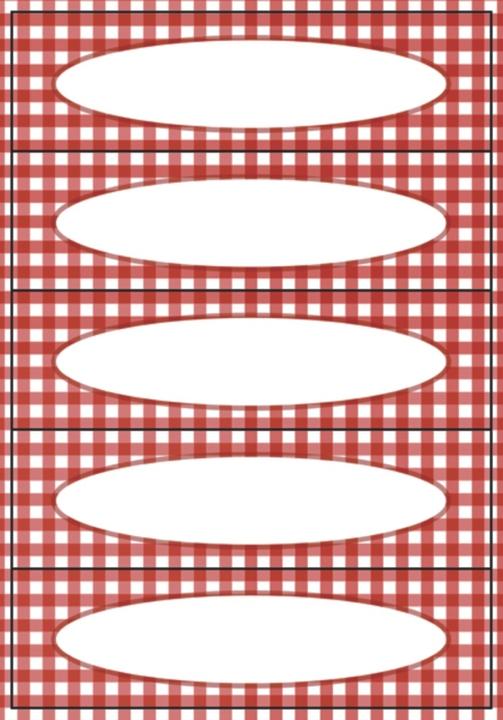 Actual product image HERMA Kitchen stickers