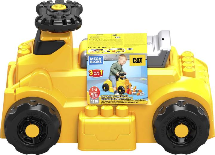 Actual product image Mega Bloks CAT Build n Play Slide Car with Blocks