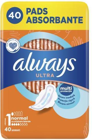 Produktbild Always Ultra Normal (40 x, Damenbinden)