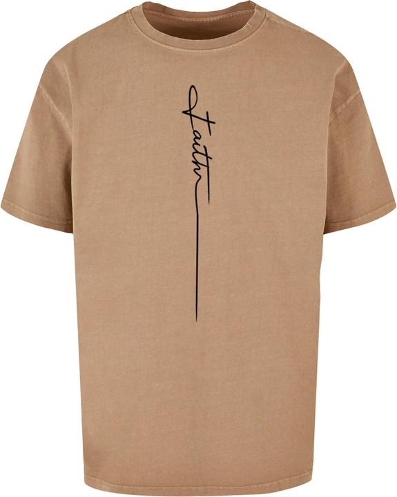 Merchcode Faith Acid Washed Oversized Tee - 139217 (L)