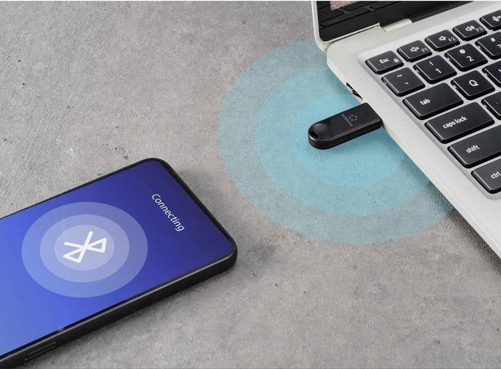 Actual product image Renkforce RF-BTA-430 Bluetooth® stick 5.3 (Transmitter & Receiver)