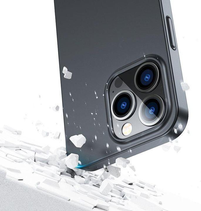 Produktbild Joyroom 360 Full Case front and back cover for iPhone 13 Pro + tempered glass screen protector black (1 Stück, Apple iPhone 13 Pro)