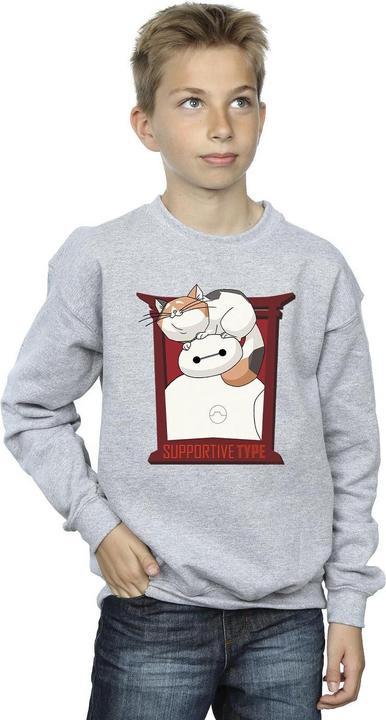Actual product image Disney Boys Big Hero 6 Baymax Frame Support Sweatshirt (116)