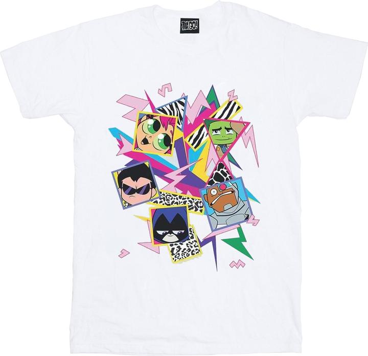 Actual product image Boys Teen Titans Go 80s Icons T-Shirt (116)