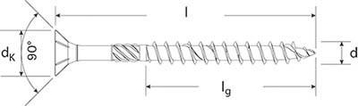 Produktbild Fischer Holzschraube (200 Schrauben pro Stück)
