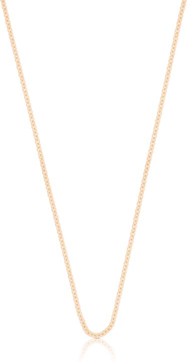 Muau Necklace round anchor rose gold 750, 1.7mm, 40cm (750/18K Rotgold, 40 cm)