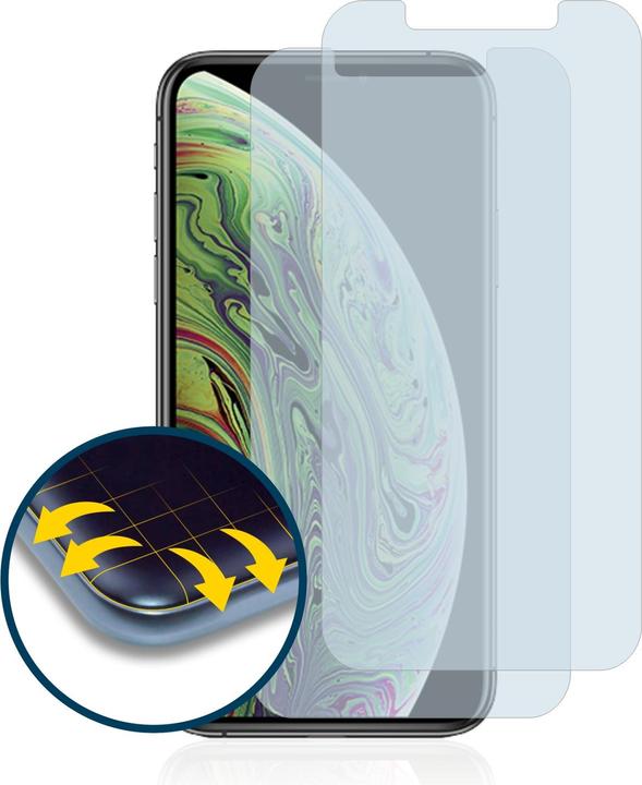 Actual product image BROTECT Full-Cover Protector (2 Piece, Apple iPhone XS)