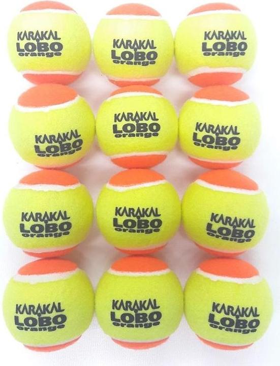 Immagine prodotto Karakal Palline da tennis Lobo a bassa compressione (confezione da 12)