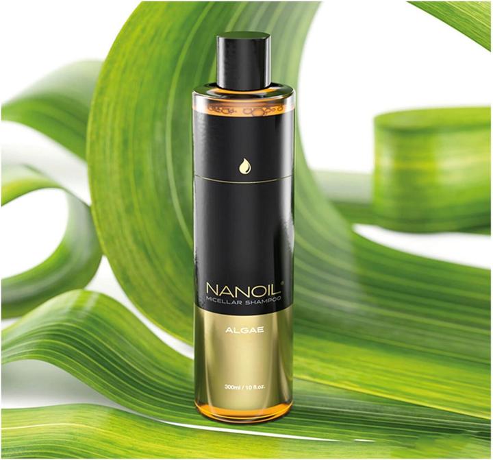 Immagine prodotto Nanoil Shampoo Micell con alghe (300 ml, Shampoo liquido)