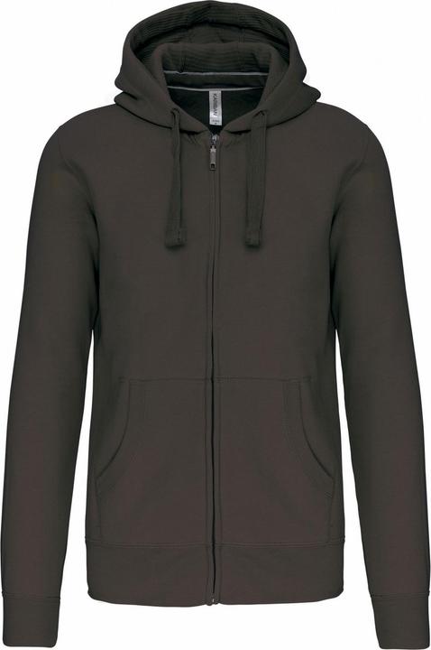 Kariban Hoodie mit durchgehendem Reissverschluss (L)