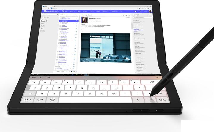 Produktbild Lenovo ThinkPad X1 Fold Gen 1 (13.30", Intel Core i5-L16G7, 8 GB, 256 GB, Ohne Tastaturlayout)