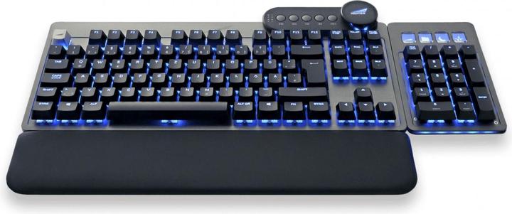 Productafbeelding Mountain Everest Max Gaming Keyboard - MX Speed Silver, ISO, DE Layout (NL, Bedraad)