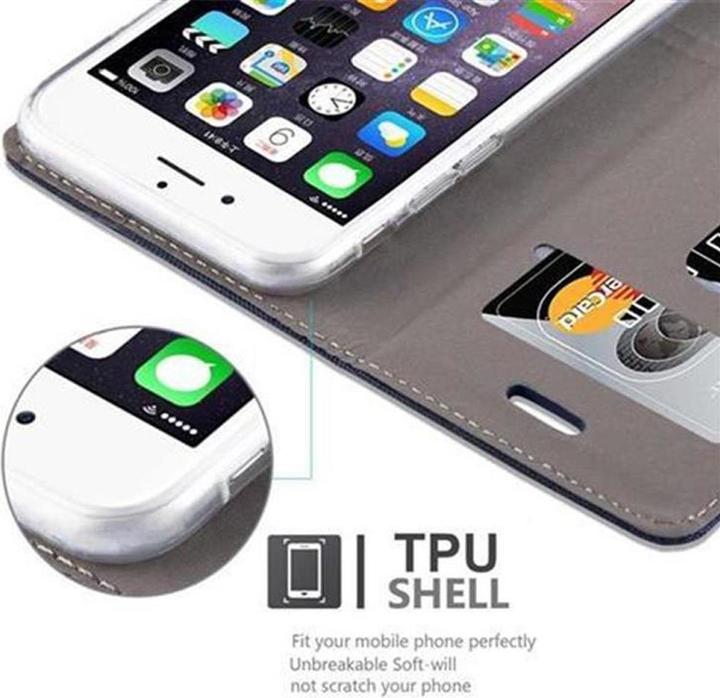 Produktbild Cadorabo Book Jeans Optik Cover (Apple iPhone 6)