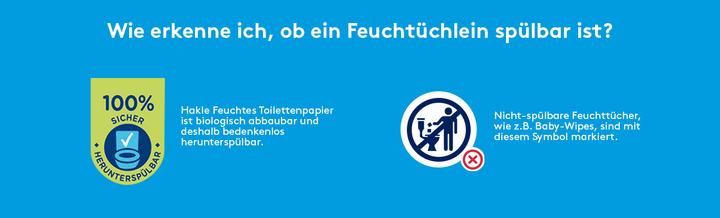 Produktbild Hakle Klassische Sauberkeit (42 Stück)