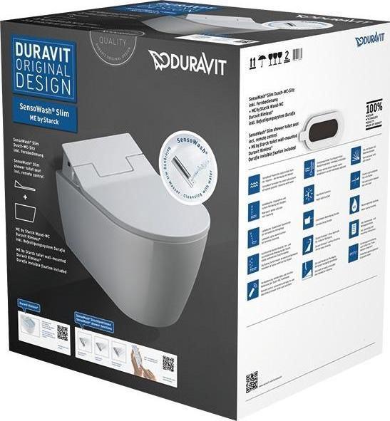 Produktbild Duravit Dusch-WC Komplettanlage ME by Starck fr Sensowash wei wandhngend 631000002004300 mit Dus