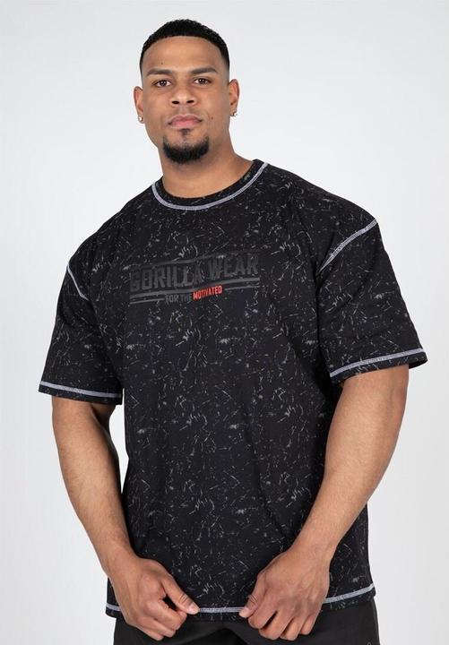 Immagine prodotto Gorilla Wear Maglietta Saginaw oversize - Nero Fuso (S)