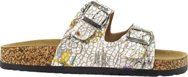 Lunar Sandalen Bellini Floral Wildleder