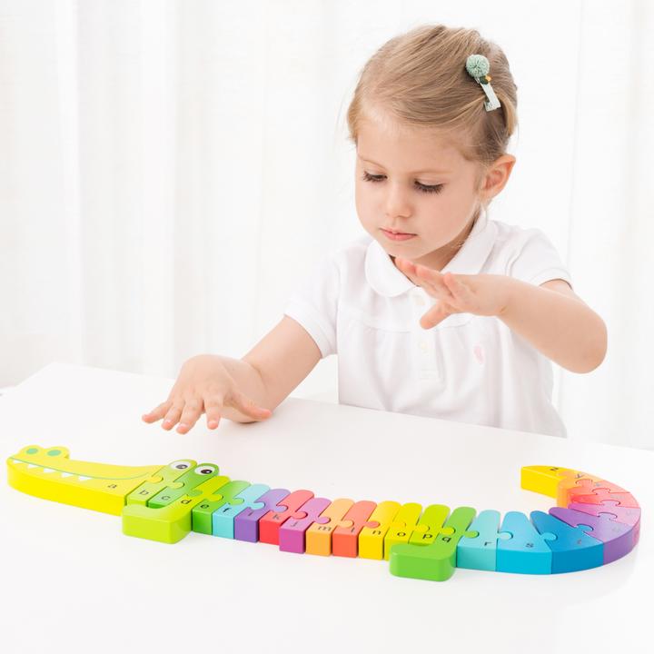 Image du produit New Classic Toys Puzzle alphabet - crocodile