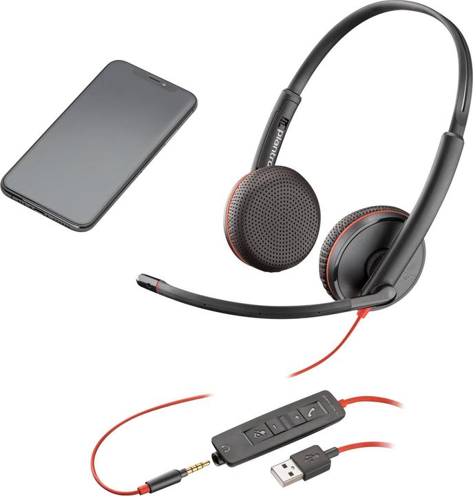 Actual product image Poly Blackwire C3325 (Cable, USB-A)