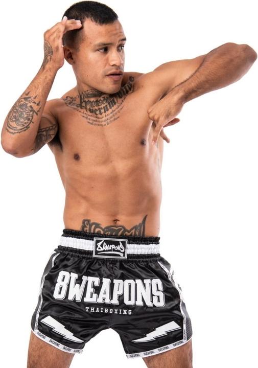 Actual product image 8Weapons 8 Weapons Muay Thai Shorts Carbon - Night 2.0 (S)