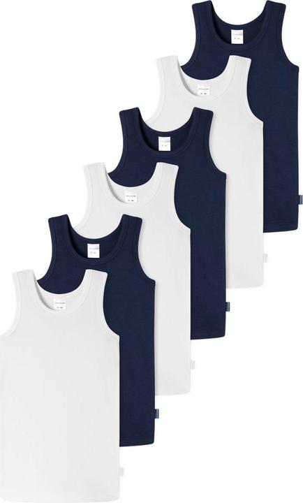 Produktbild Schiesser 6er Pack Kids Boys 95/5 Organic Cotton Unterhemd (116)