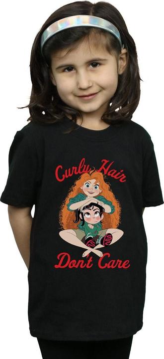Actual product image Disney Girls Wreck It Ralph Merida And Vanellope Cotton T-Shirt (128)
