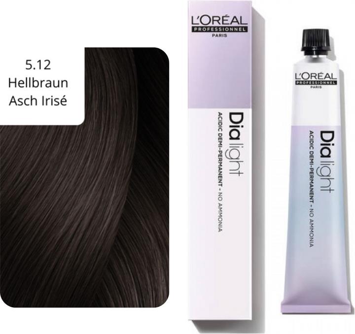 Produktbild L'Oréal Professionnel Dia Light (5.12 hellbraun asch irise, Braun)