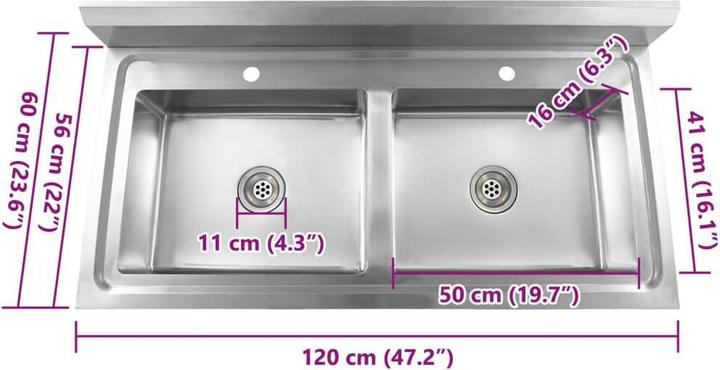 Produktbild VidaXL Thirza (60 cm, 120 cm)