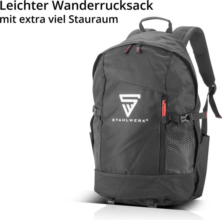 Produktbild Stahlwerk Leichter Wanderrucksack 35 Liter Trekkingrucksack Outdoor Rucksack (35 l)