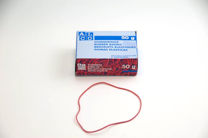 Image du produit Alco Elastiques, caoutchouc naturel, rouge, différentes tailles (1 pcs)