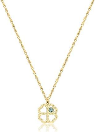 Produktbild Sagapo S'AgapÃµ - Gold-plated necklace Lucky Light Four-leaf clover SKT40 (Edelstahl)