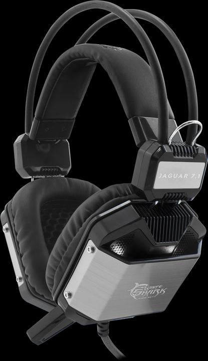 Produktbild White Shark Headset GH-1646 Jaguar-7.1 Schwarz/Silber (Kabelgebunden)