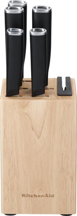 Actual product image KitchenAid Classic Messenblok Berkenhout 5-delig KE5PSTANOBG