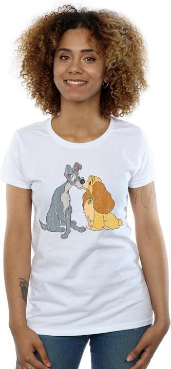 Image du produit Disney - T-shirt LADY AND THE TRAMP DISTRESSED KISS - Femme (S)