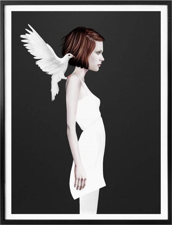 Actual product image Trenddeko Only you - White Dove (40 x 50 cm)