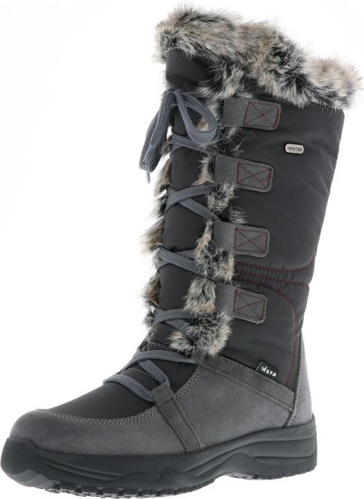 Produktbild Vista Damen Snowboots Winterstiefel EISKRALLEN anthrazit (39)