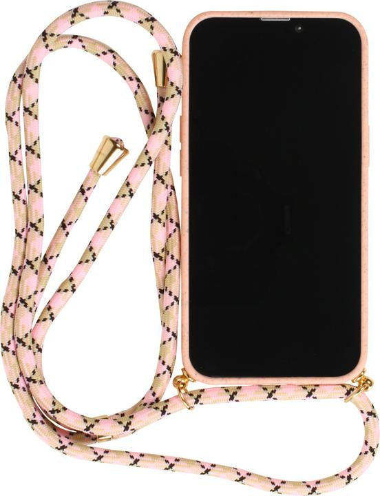 Produktbild PhoneLook Hülle Bio Eco-Friendly Vegan mit Handykette Necklace (Apple iPhone 14 Pro Max)