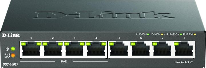 Productafbeelding D-Link Dgs-1008p (8 Havens)