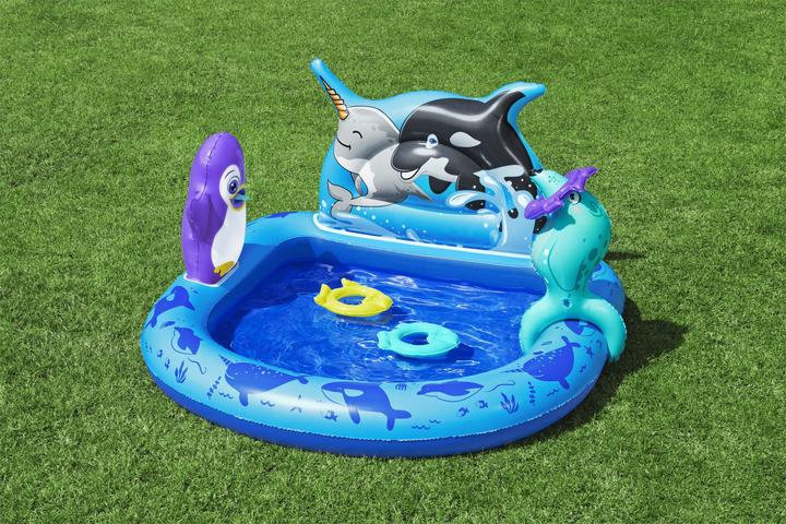 Actual product image Bestway Polar Pals™ Kids Inflatable Water Play Center and Pool 1.34 m x 1.31 m x 73 cm